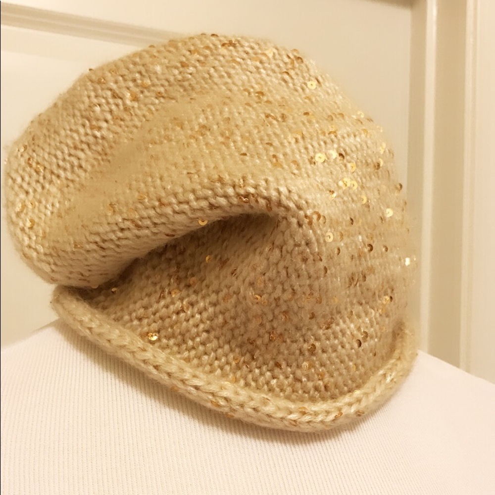 Knitted winter hat